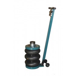 F-2004-9A Домкрат пневматический подкатной с удлиненной регулируемой рукояткой + адаптер-удлинитель с резиновой накладкой 2.2т (3 подушки, высота подхвата - 188