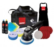 RUPES LHR12E/DLX Машинка эксцентриковая полировальная с набором принадлежностей 