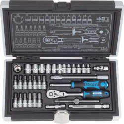 Набор инструмента 1/4" 33пр super lock LICOTA ALK-0003