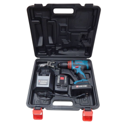 Шуруповерт аккумуляторный Forsage electro CDA18V-Li-ion (18 V, 0-350/1350 об/мин, max ф 10 мм, 46 Nm, 2 АКБх1.5 Ah Li-ion)