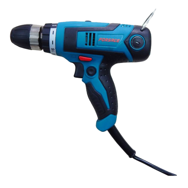 Дрель-шуруповерт Forsage electro  (400 W, 220 V, max 10 мм, 0-1500 об/м, шнур 4м) ID13-400P