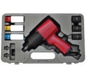 1/2" Пневмогайковерт Forsage F-SM-43-4037K7  1220Нм с комплектом головок 7 предметов (17,19,21мм+17,19,21ммдля литых дисков)
