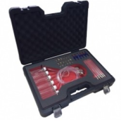 Forsage F-04A3024D Тестер обратки  дизельных форсунок системы Common Raill с комплектом адаптеров, в кейсе "Premium"