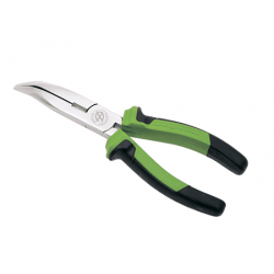 Плоскогубцы удлиненные загнутые 160 мм на холдере ДЕЛО ТЕХНИКИ 413160