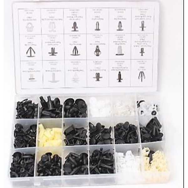 Forsage Набор клипс 418пр. (HONDA), пластиковом органайзере F-01Z0225