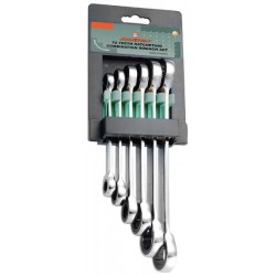 JONNESWAY W68106S Набор ключей накидных трещоточных 8-19 мм, 6 предметов