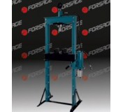 F-TY20002 Forsage Пресс гидравлический с манометром напольный 20т, ручной/пневмо привод (раб. высота:0-1100мм, раб. ширина: 490мм, раб. стол:200х490мм, ход штока:145мм)