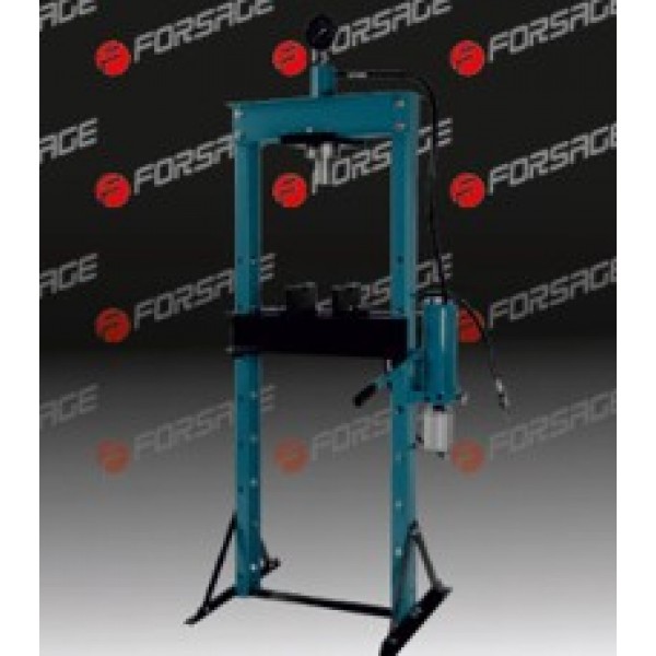 Forsage Пресс гидравлический с манометром напольный 20т, ручной/пневмо привод (раб. высота:0-1100мм, раб. ширина: 490мм, раб. стол:200х490мм, ход штока:145мм) F-TY20002