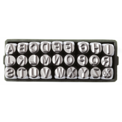 Набор клейм буквенных латиница 8 мм ДЕЛО ТЕХНИКИ 378208