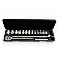 Набор инструмента 17пр.: 1/2"DR 6-гранный  ROCK FORCE RF-4172-5