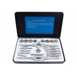 F-M020-1 Forsage Набор метчиков и плашек 20пр. (метрич.) в метал.кейсе