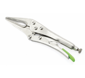 Зажим с фиксатором с удлиненными губками 180 мм ДЕЛО ТЕХНИКИ 432181