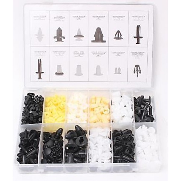 Forsage Набор клипс 370пр. (MITSUBSHI), пластиковом органайзере F-01Z0228