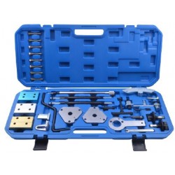 Набор фиксаторов для обслуживания двигателей Fiat 26пр.(1.2, 1.4, 1.6, 1.8 16V; 1.9D/TD, 1.9JTD, 2.4TD/JTD), в кейсе ROCK FORCE RF-934G1 