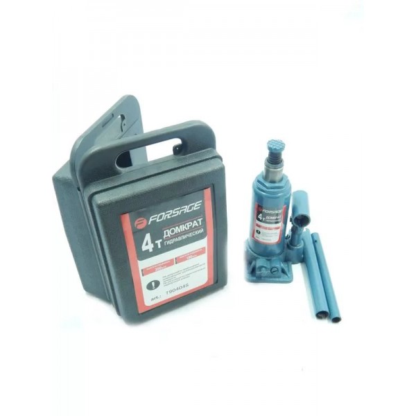 Forsage Домкрат бутылочный  4т с клапаном  (h min 180мм, h max 340мм) в кейсе F-T90404S