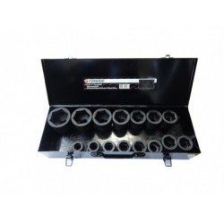 Forsage F-8151MPB 1" Набор головок ударных 15пр. (22,24,27,30,32,33,34,36,38,40,41,46,50,55,60) в метал.кейсе