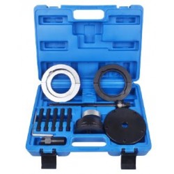 Съемник ступичных подшипников в комплекте с оправками VW Transporter (T5), Touareg, Multivan (85мм), в кейсе ROCK FORCE RF-917T3 