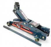 Домкрат подкатной Forsage F-TH22501C кейс C 2,5т с фиксацией (h min 140мм, h max 387мм) в кейсе