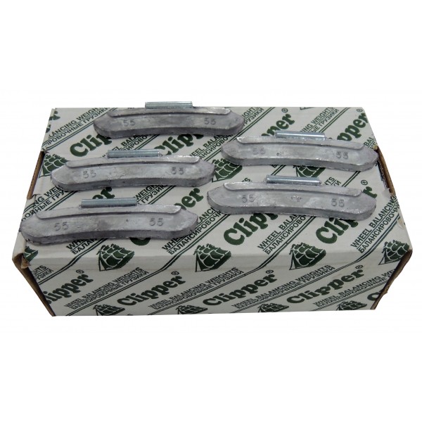 Грузик балансировочный для стального диска 55 гр. CLIPPER 0 (НАБОР 50 ШТ.) 255