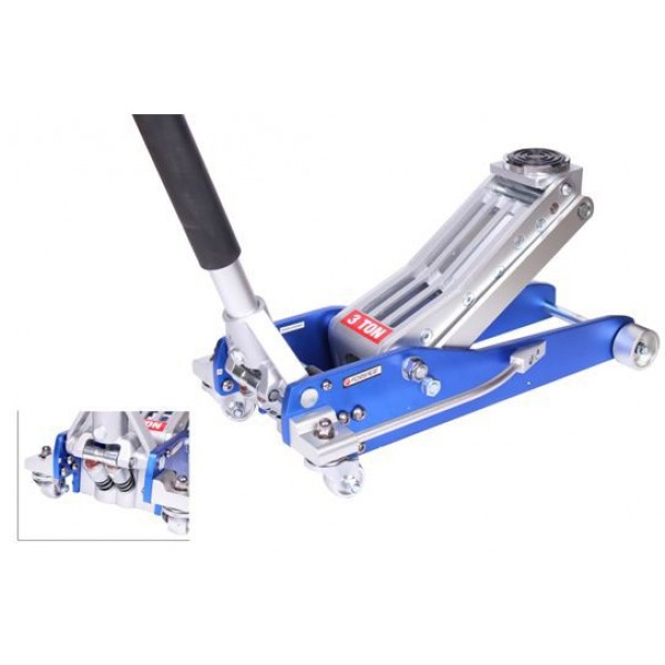 Forsage Домкрат подкатной  гидравлический усиленный низкопрофильный в облегченном корпусе 3т (высота подхвата - 105мм, высота подъема - 490мм, 2 поршня, сменн F-RF830003L