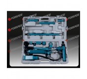 F-70402S Forsage Набор гидравлического оборудования для кузовных работ, 4т, 14пр. (насос, цилиндры + комплект удлинителей и надставок), в кейсе