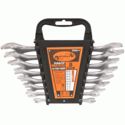 Набор рожковых ключей АвтоDело 8 шт.(холдер) 32080