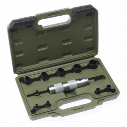 Набор просечек со сменными насадками 11 предм.в кейсе ДЕЛО ТЕХНИКИ 376511