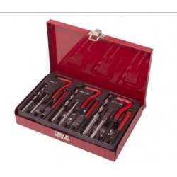 F-04J1051 Forsage Набор приспособлений и футорок для восстановления (М6х1, М8х1.25, М10х1.25) 88пр., в металлическом кейсе