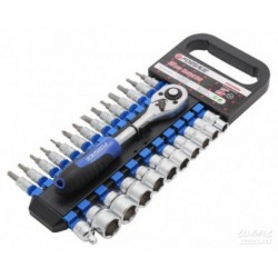 Forsage 026-5 MSA 1/4" & 3/8" Набор головок и бит с трещоткой   26 предметов (10-19мм)