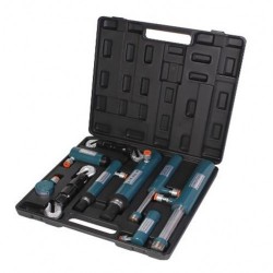 F-0200-1S Forsage Комплект цилиндров гидравлических прямого и обратного действия 2т, 4т, 5т, 10т в пластиковом кейсе 7пр.