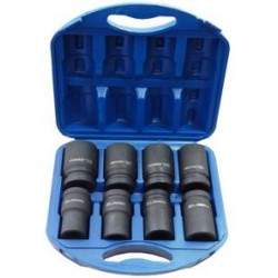 Forsage F-8081MPB 1" Набор головок ударных глубоких 8пр (22,24,27,30,32,36,38,41) в пласт.кейсе 8пр