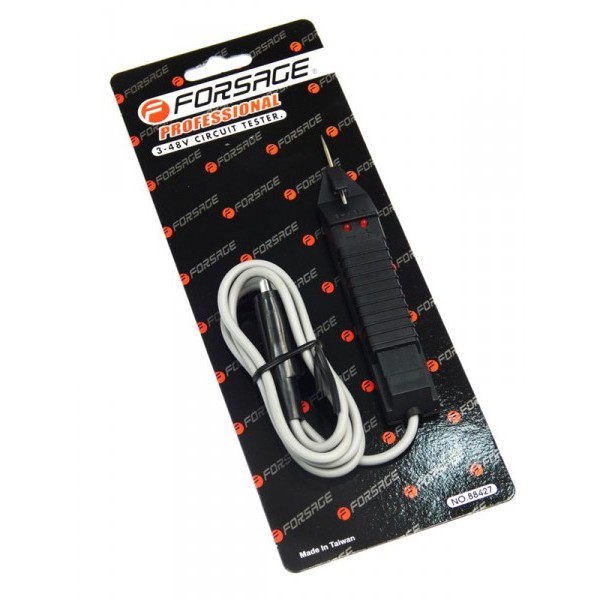 Forsage Пробник автомобильный  с "крокодилом"3-48В(L шнура 90см) F-88427