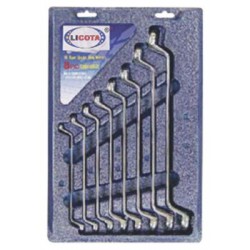 Набор ключей накидных 75гр. 6-22мм 8пр LICOTA AWT-EBSK01