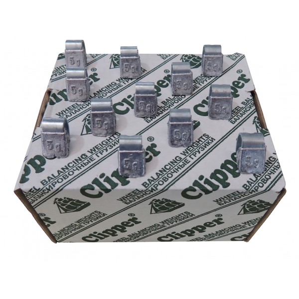 Грузики балансировочные для литых дисков 5 гр. CLIPPER 0 (НАБОР 100 ШТ.) 305