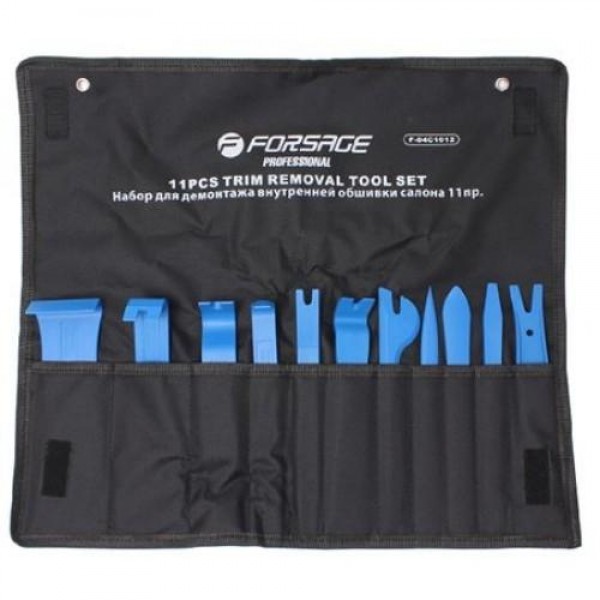 Forsage Набор приспособлений для демонтажа внутренней обшивки салона 11пр., на полотне F-04C1012