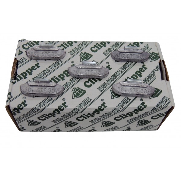 Грузик балансировочный для стального диска 30 гр. CLIPPER 0 (НАБОР 100 ШТ.) 230
