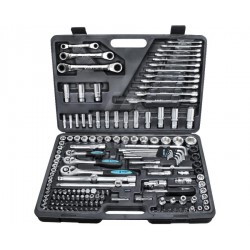 НАБОР ИНСТРУМЕНТА 160 ПР. AIST 4091160 (1/4"+3/8"+1/2", 6-ГР., 3.5-32 ММ)