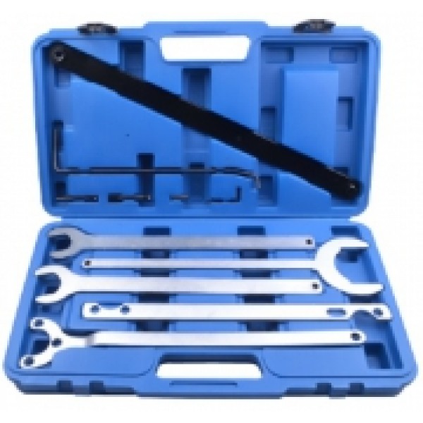 Набор ключей для муфт вентиляторов Mercedes-Benz/BMW, 11пр., в кейсе  ROCK FORCE RF-907G3 