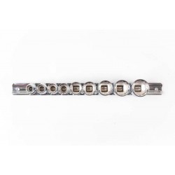 Набор торцевых головок 1/4" 12 гр. 5-14мм 10пр. на планке LICOTA TBS-22001