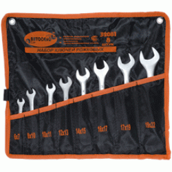 Набор рожковых ключей АвтоDело 8 шт.(сумка) 32081