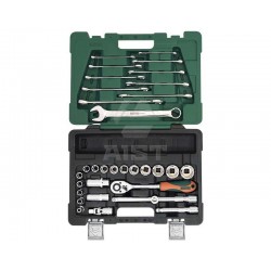 Master 408133-M Набор инструмента 33 предмета, (1/2", 6-гранный, 8-32мм), в пластиковом кейсе
