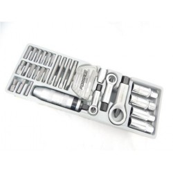 Набор для откручивания поврежденных болтов,гаек и шпилек Forsage T5331(Forsage) 33 предметов в лотке