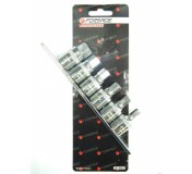 Forsage 4063 1/2" Набор головок-6-гранников для маслосливных пробок 6пр.(8,10,12,14,17,19) на планке