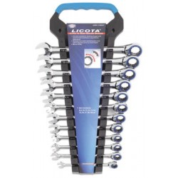 Набор ключей трещоточных 12пр. 8-19мм LICOTA ARW-11MK07