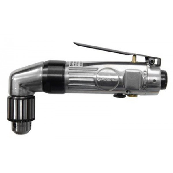 Пневмодрель угловая реверсивная Forsage  (1200 об/мин, патрон 0-10мм, 113 л/мин) F-SM-7091R