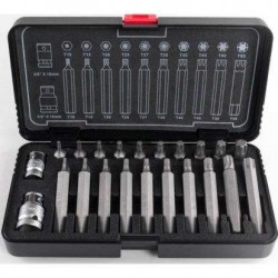 Набор вставок торкс 22пр повышенной прочности Т10-Т55 LICOTA TBS-12225