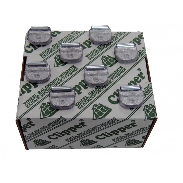 Грузик балансировочный для стального диска 15 гр. CLIPPER 0 (НАБОР 100 ШТ.) 215