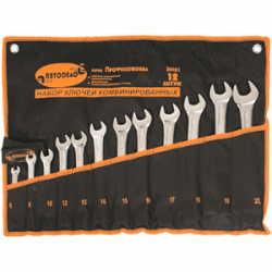 Набор комб.ключей АвтоDело Professional 12шт.(сумка) 36121