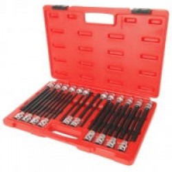 JTC-5329 Набор головок 1/2" с насадкой 22 шт.