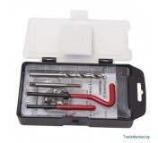 F-04J1060 Forsage Набор приспособлений и футорок для восстановления резьбы М12*1.75, 15пр., в кейсе